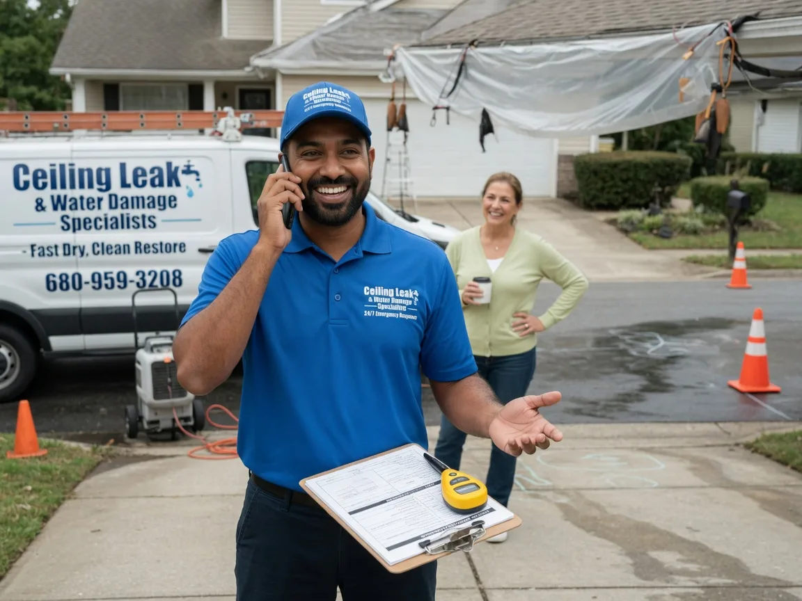 Ceiling Leak Cleanup Harrison Township, MI FAQs